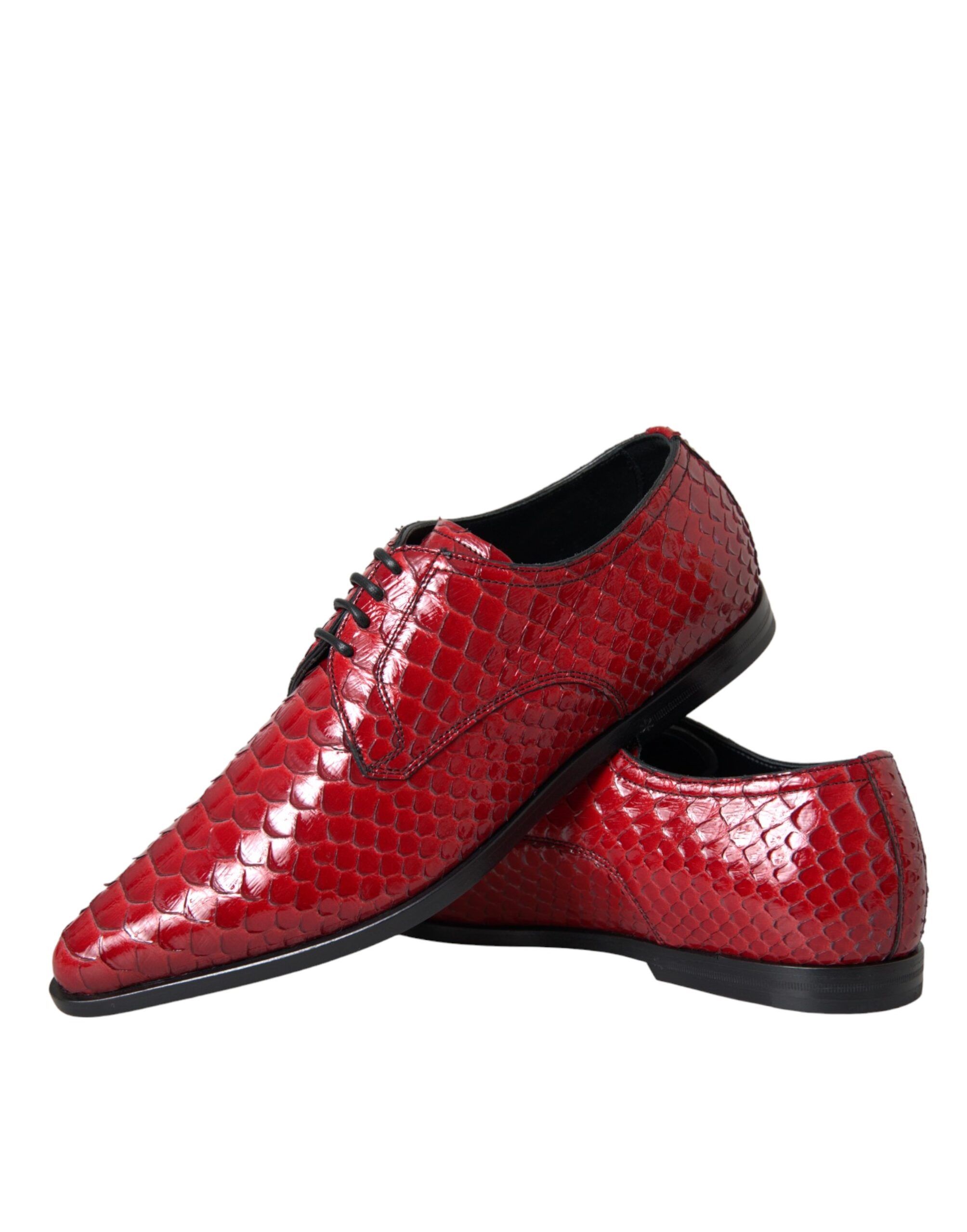 Textured Varnished Derby Men Formal Men's Shoes - Dolce & Gabbana - Modalova