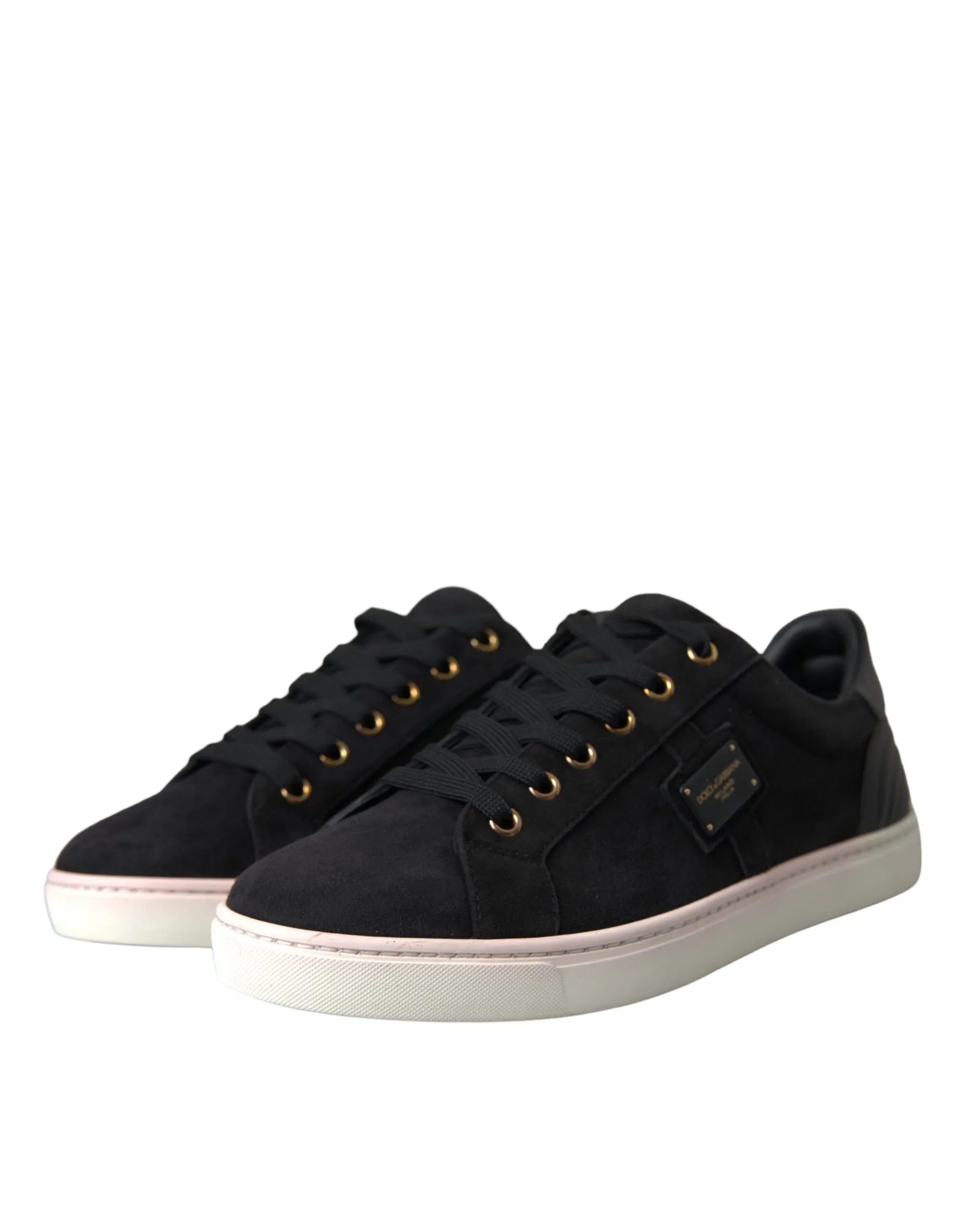 Suede Leather Men Low Top Sneakers Men Men's Shoes (Pre-Owned) - Dolce & Gabbana - Modalova
