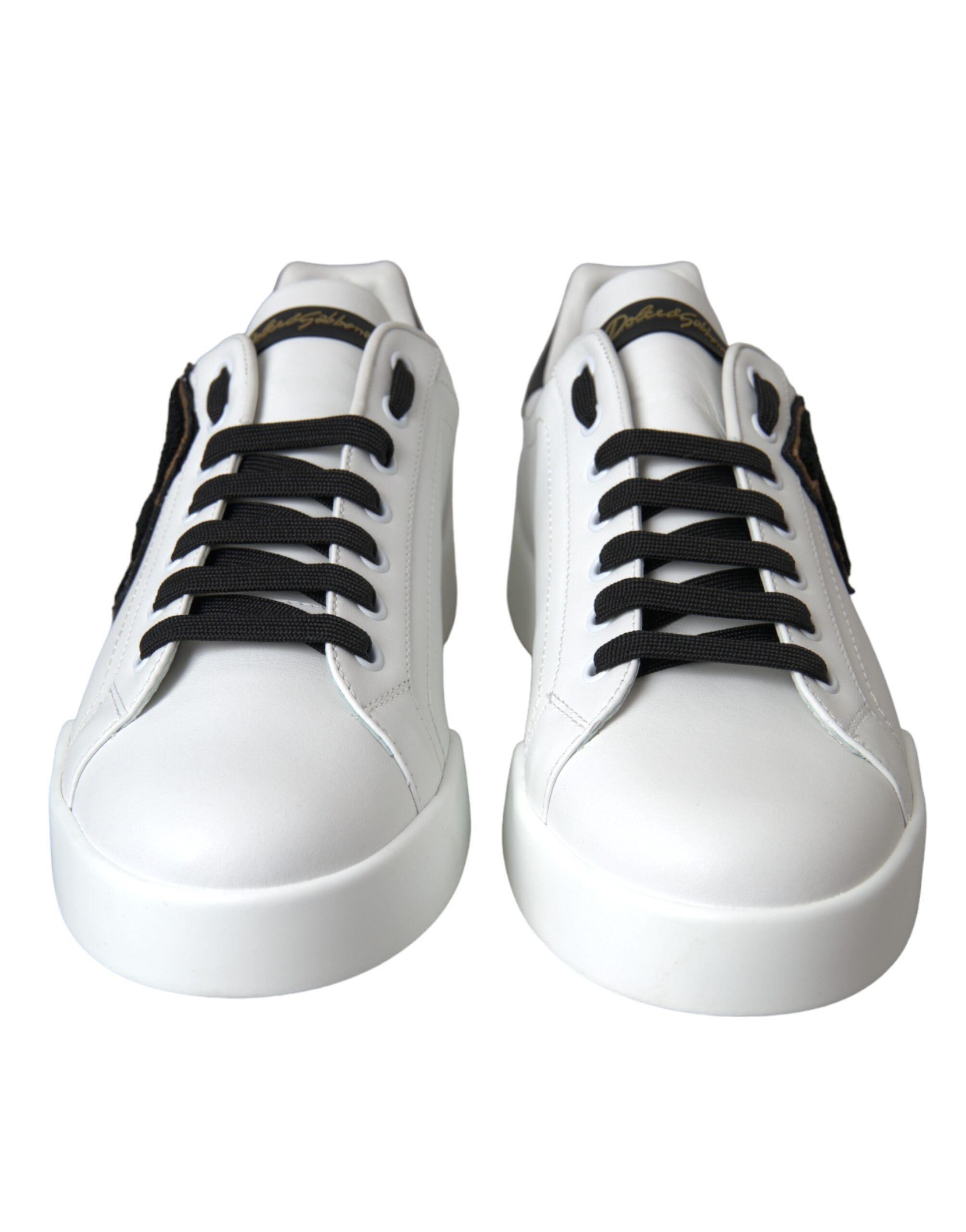 Leather DG Logo Casual Low Top Sneakers Men's Shoes - Dolce & Gabbana - Modalova