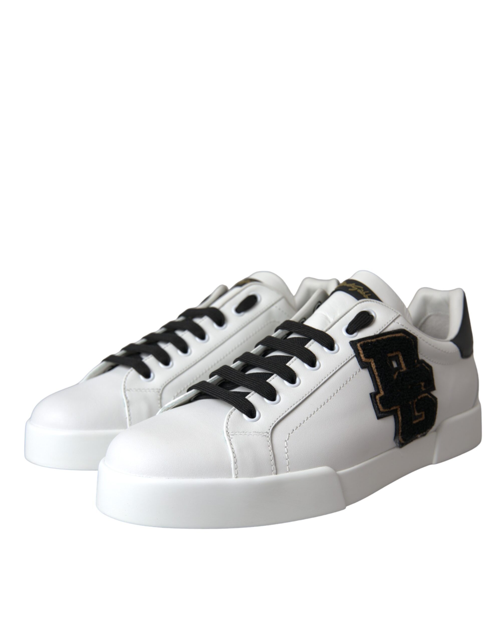 Leather DG Logo Casual Low Top Sneakers Men's Shoes - Dolce & Gabbana - Modalova