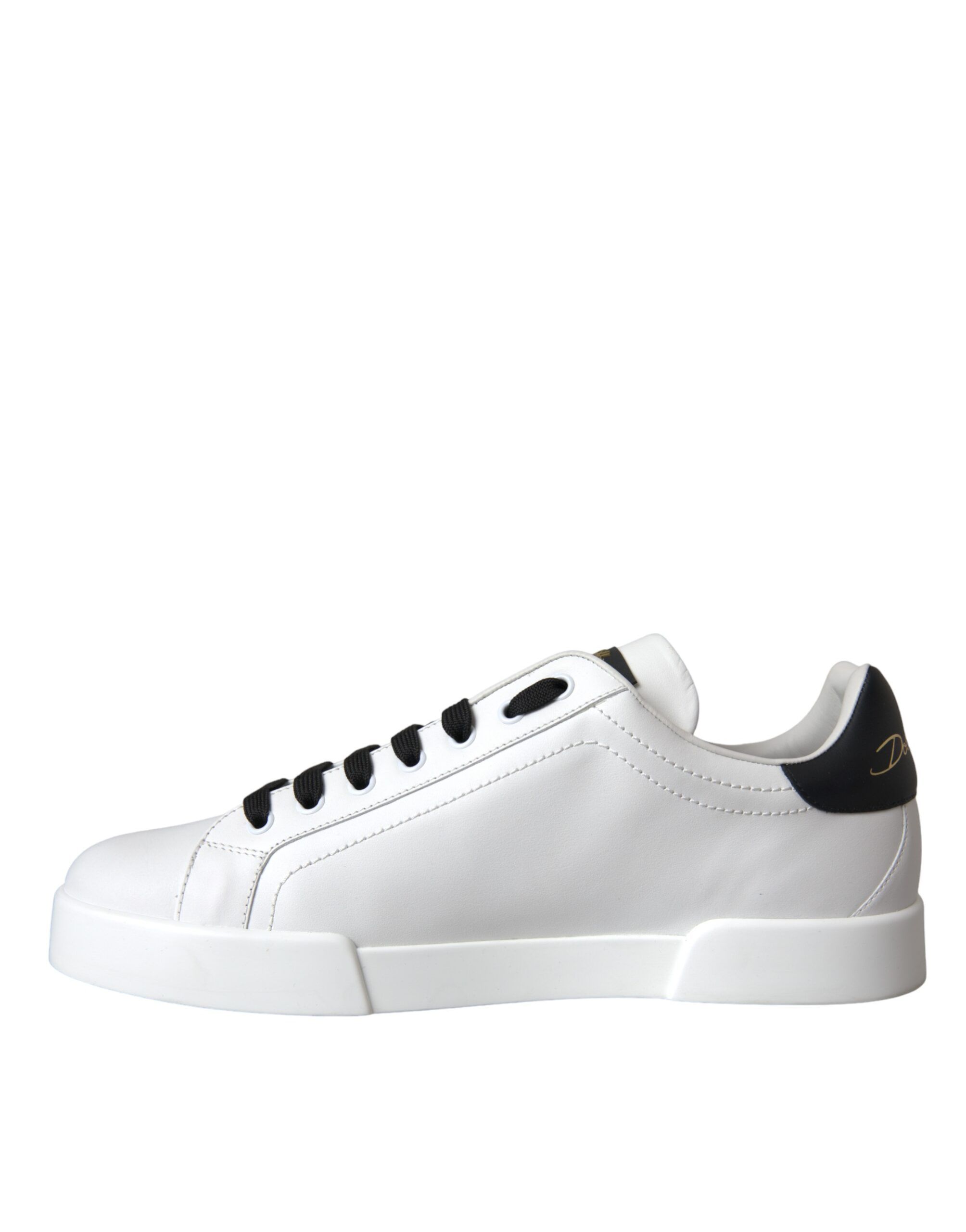 Leather DG Logo Casual Low Top Sneakers Men's Shoes - Dolce & Gabbana - Modalova