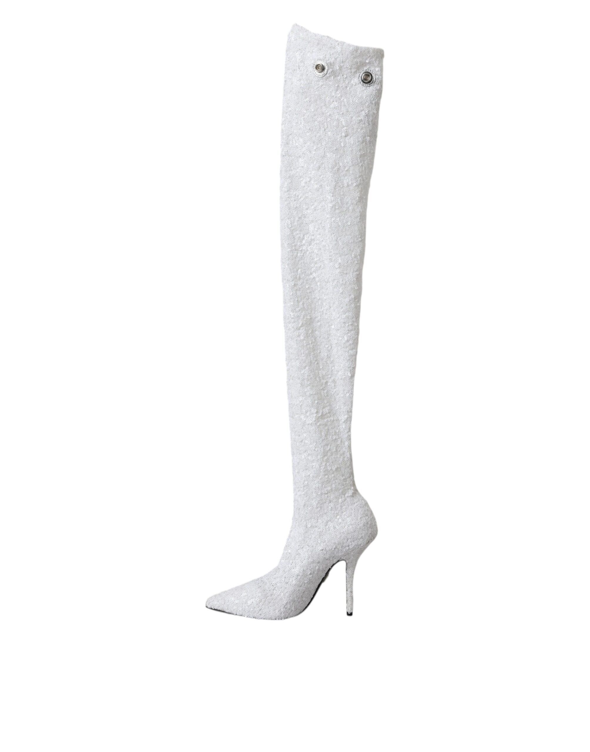 Heels Stiletto Knee High Boots Women's Shoes - Dolce & Gabbana - Modalova