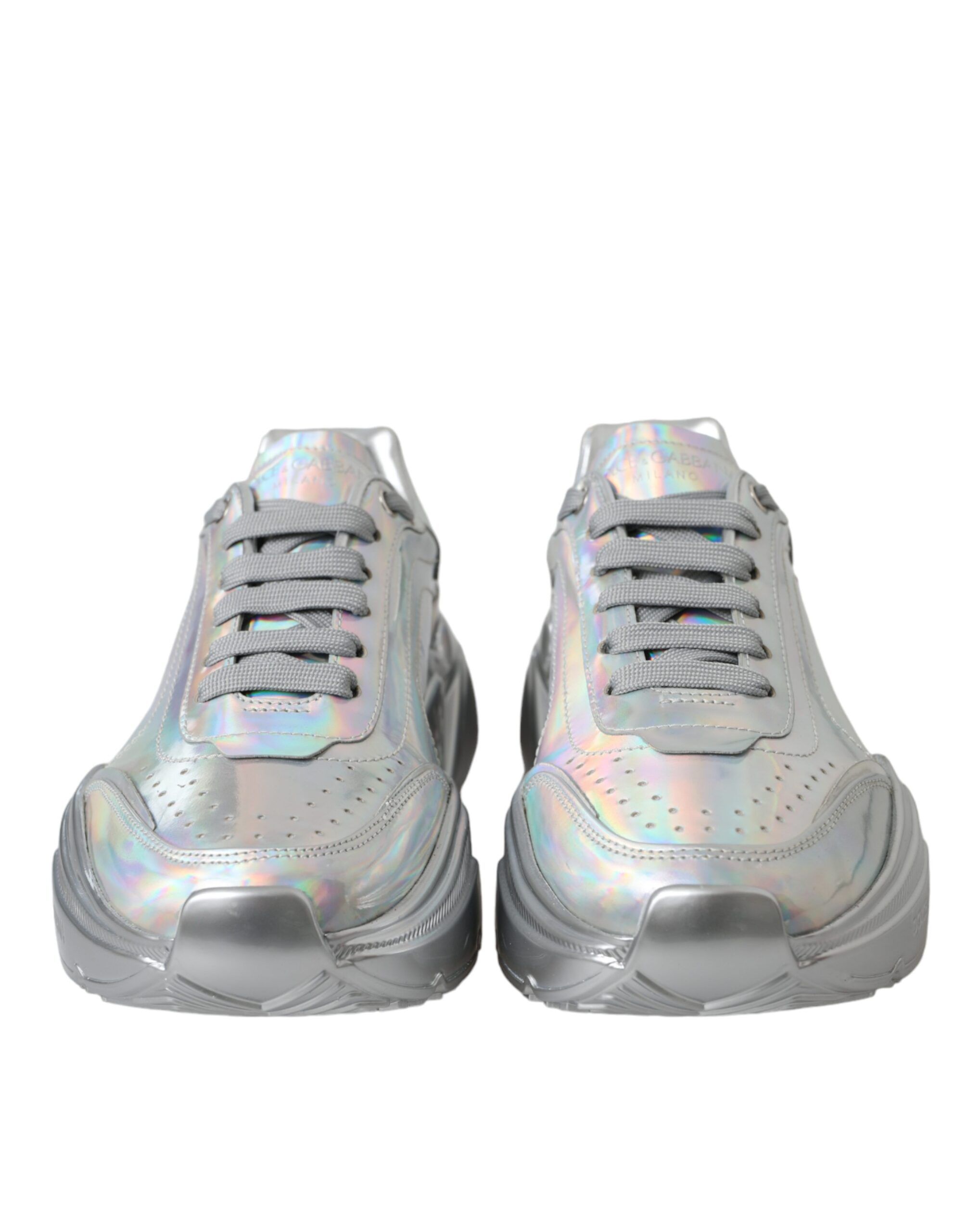 Iridescent DAYMASTER Leather Sneakers Women's Shoes - Dolce & Gabbana - Modalova