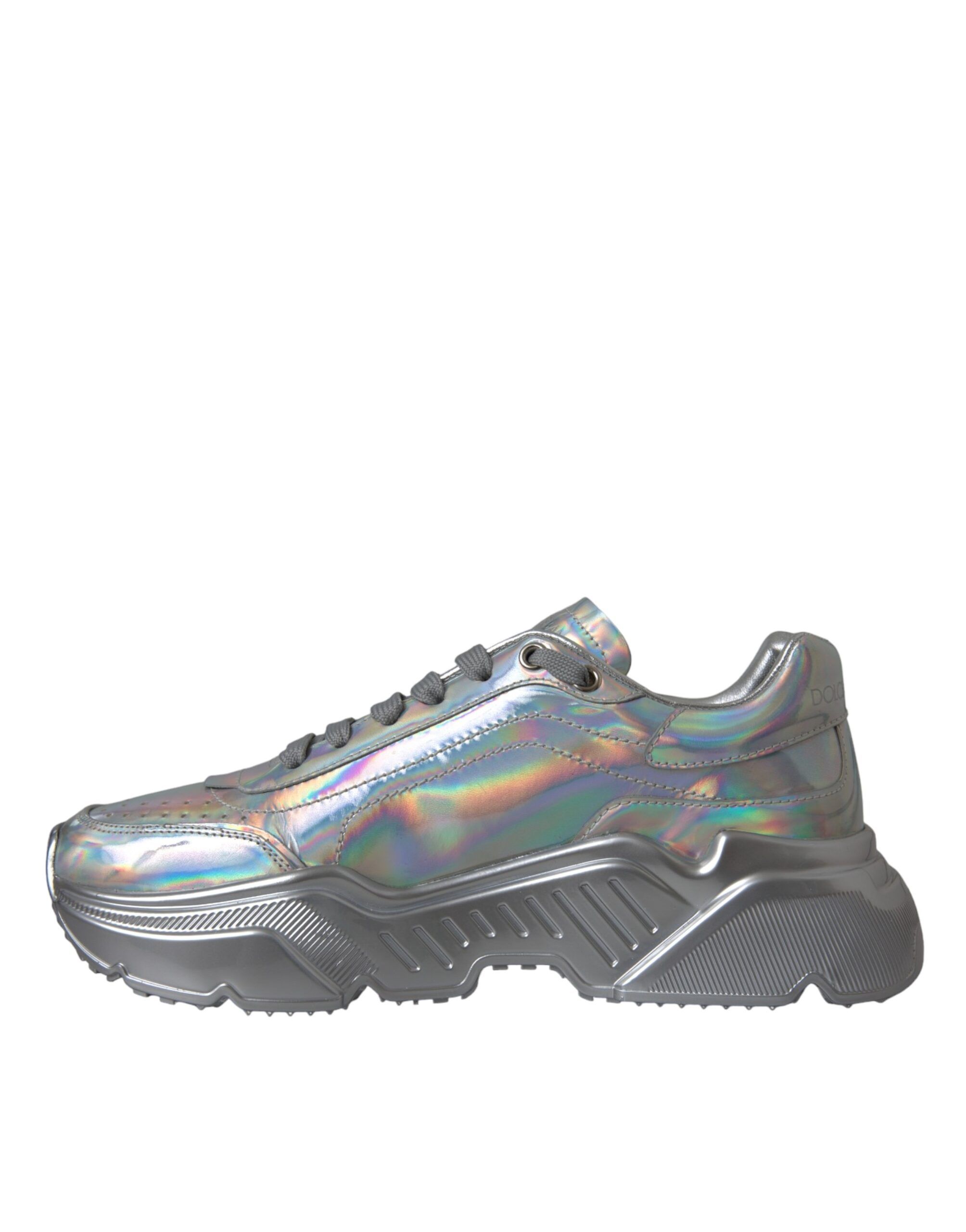 Iridescent DAYMASTER Leather Sneakers Women's Shoes - Dolce & Gabbana - Modalova