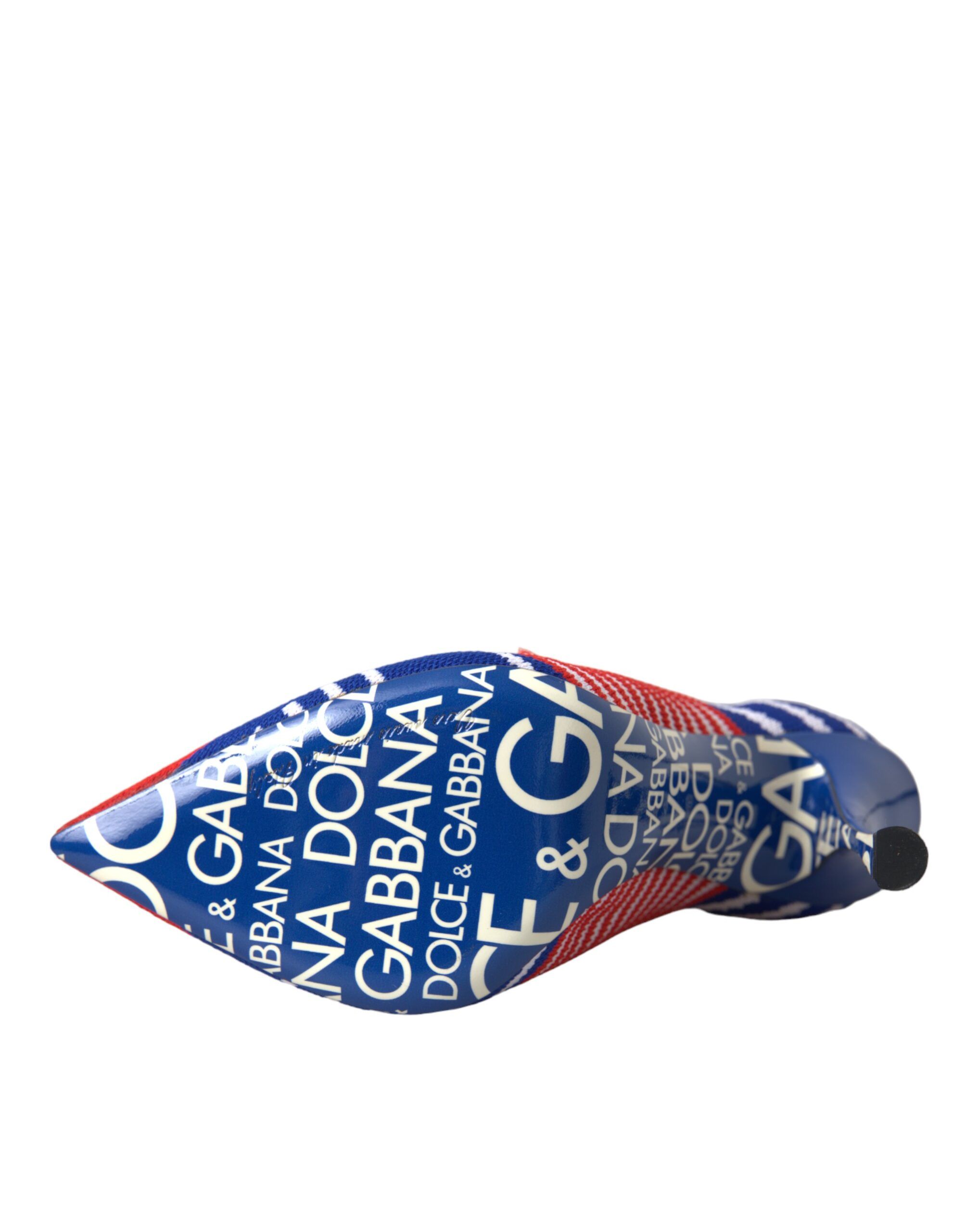 Red Blue Stretch Sock Style Short Boots Logo Women's Shoes - Dolce & Gabbana - Modalova