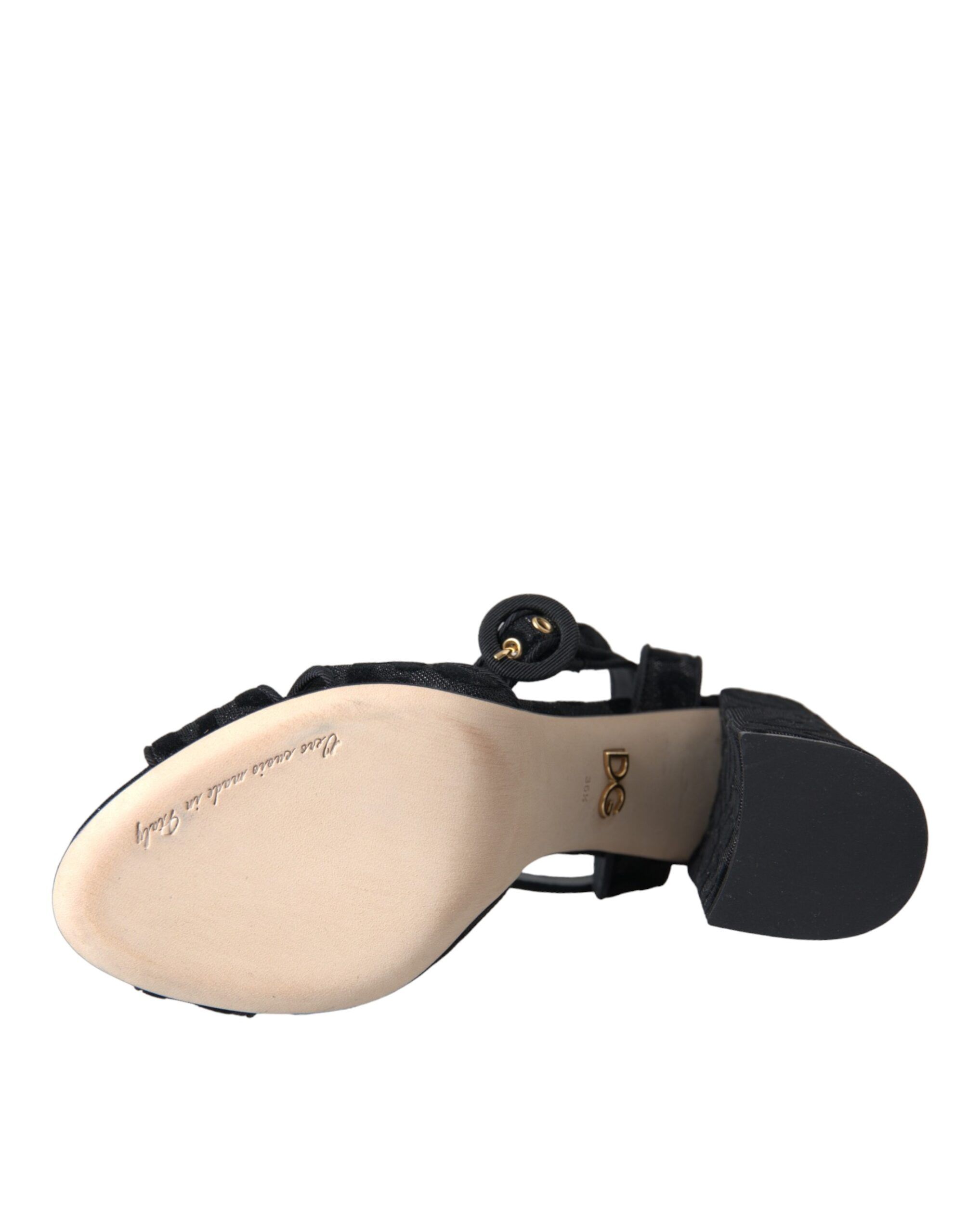 Leopard Suede Heels Sandals Women's Shoes - Dolce & Gabbana - Modalova
