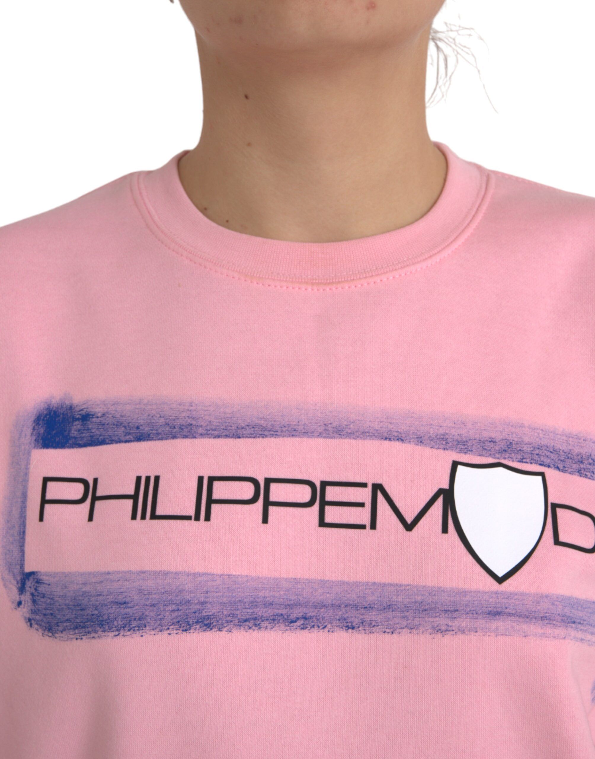 Cotton Logo Print Long Sleeves Pullover Women's Sweater (Pre-Owned) - Philippe Model - Modalova
