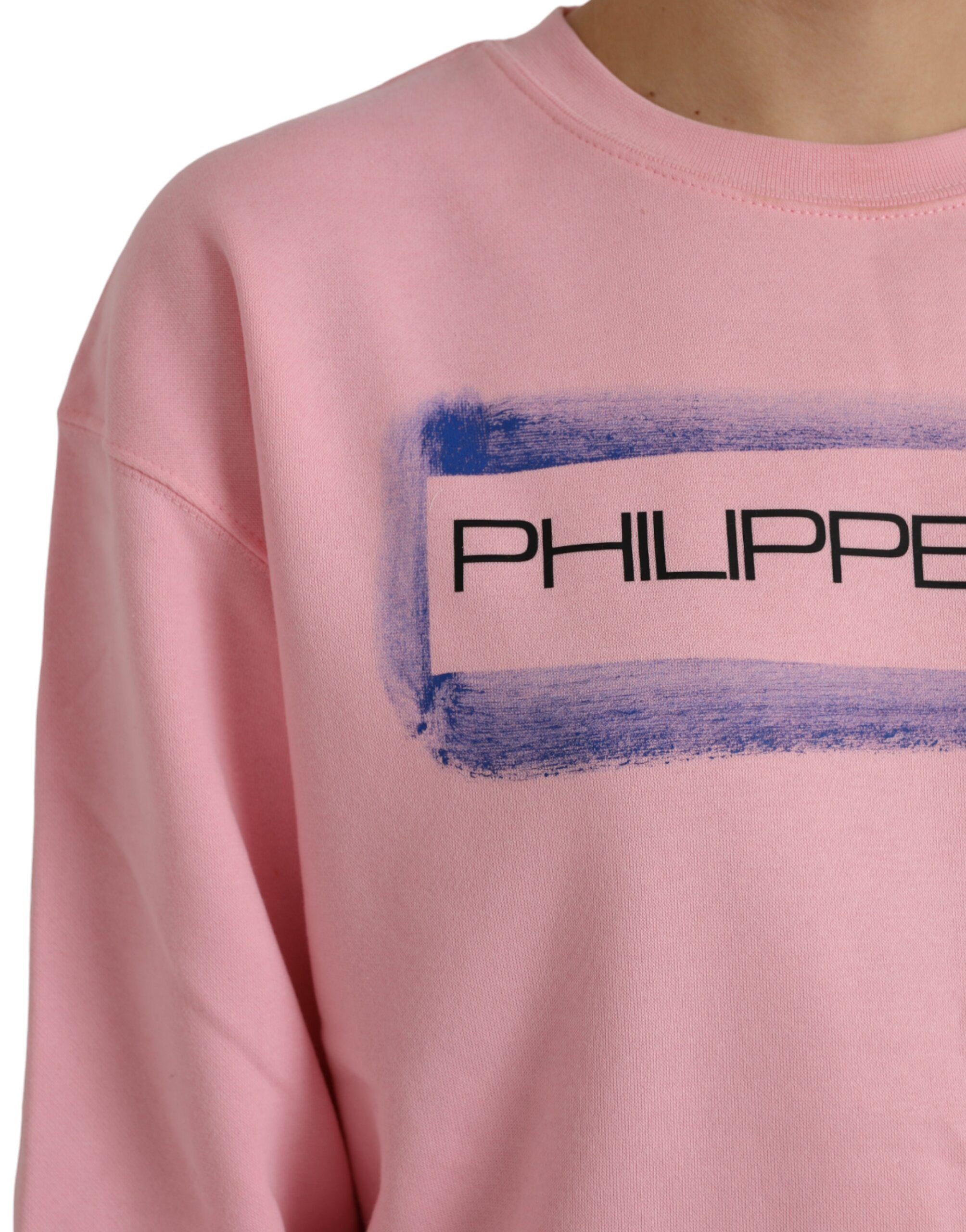 Cotton Logo Print Long Sleeves Pullover Women's Sweater (Pre-Owned) - Philippe Model - Modalova