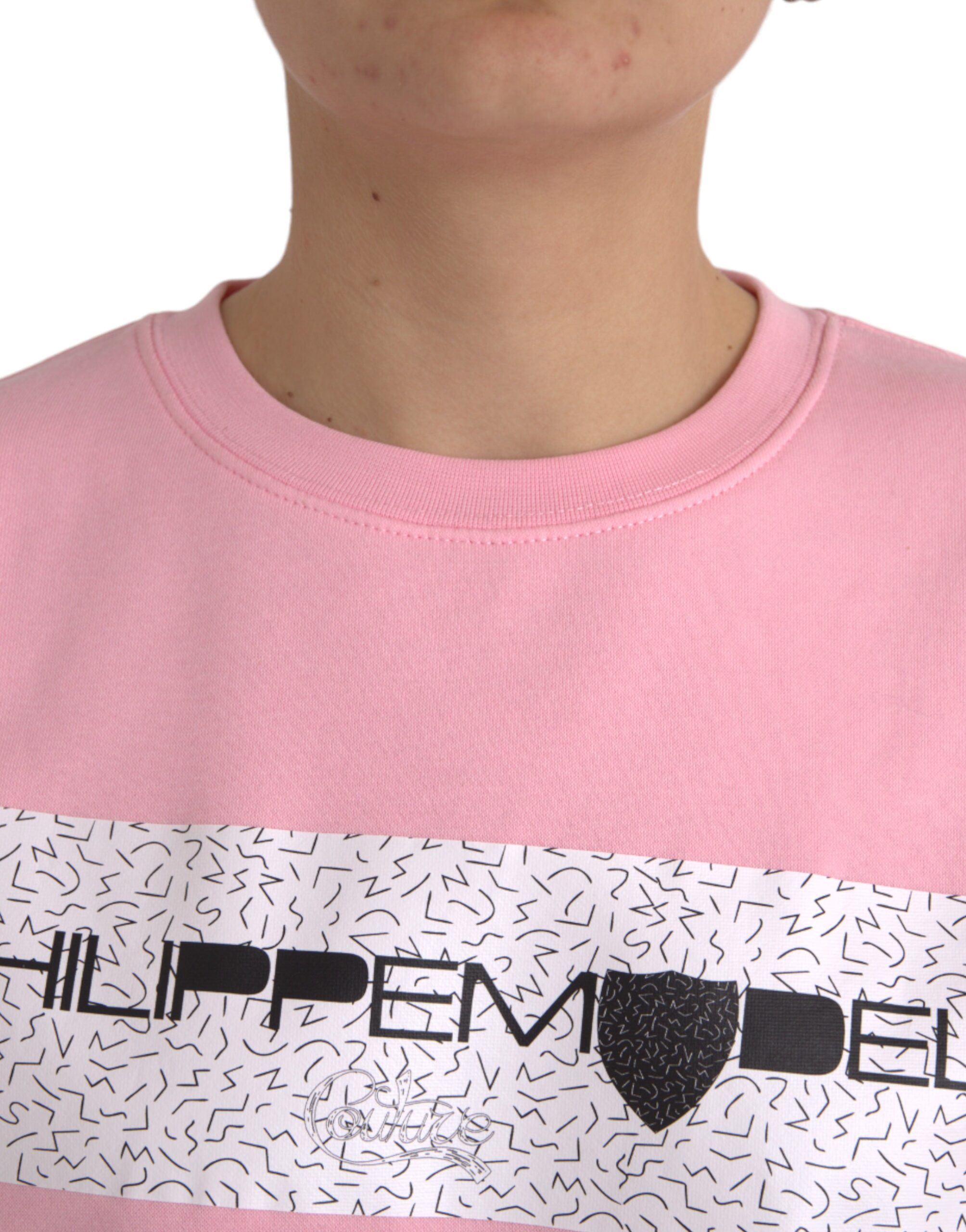 Cotton Logo Long Sleeves Pullover Women's Sweater (Pre-Owned) - Philippe Model - Modalova
