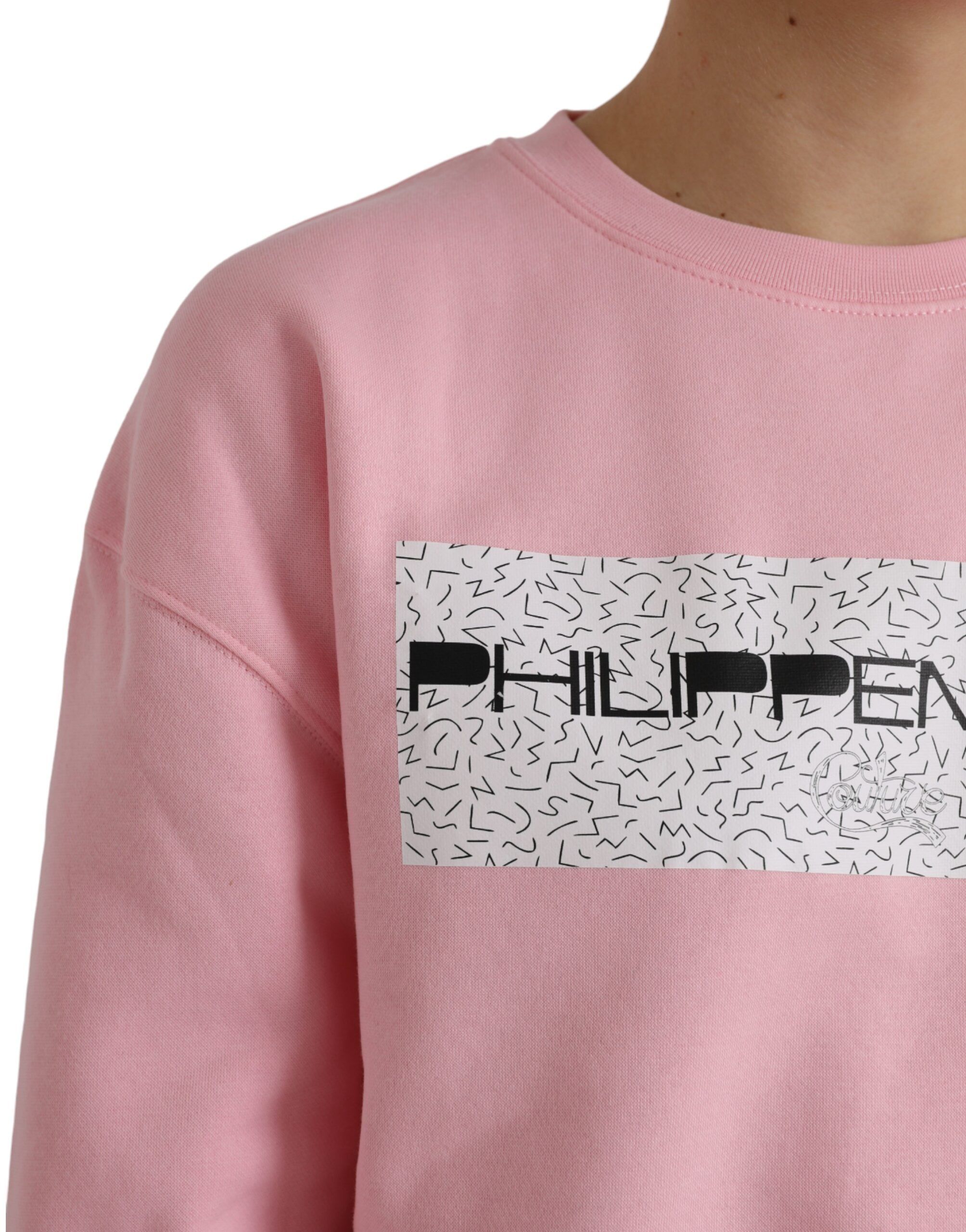 Cotton Logo Long Sleeves Pullover Women's Sweater (Pre-Owned) - Philippe Model - Modalova