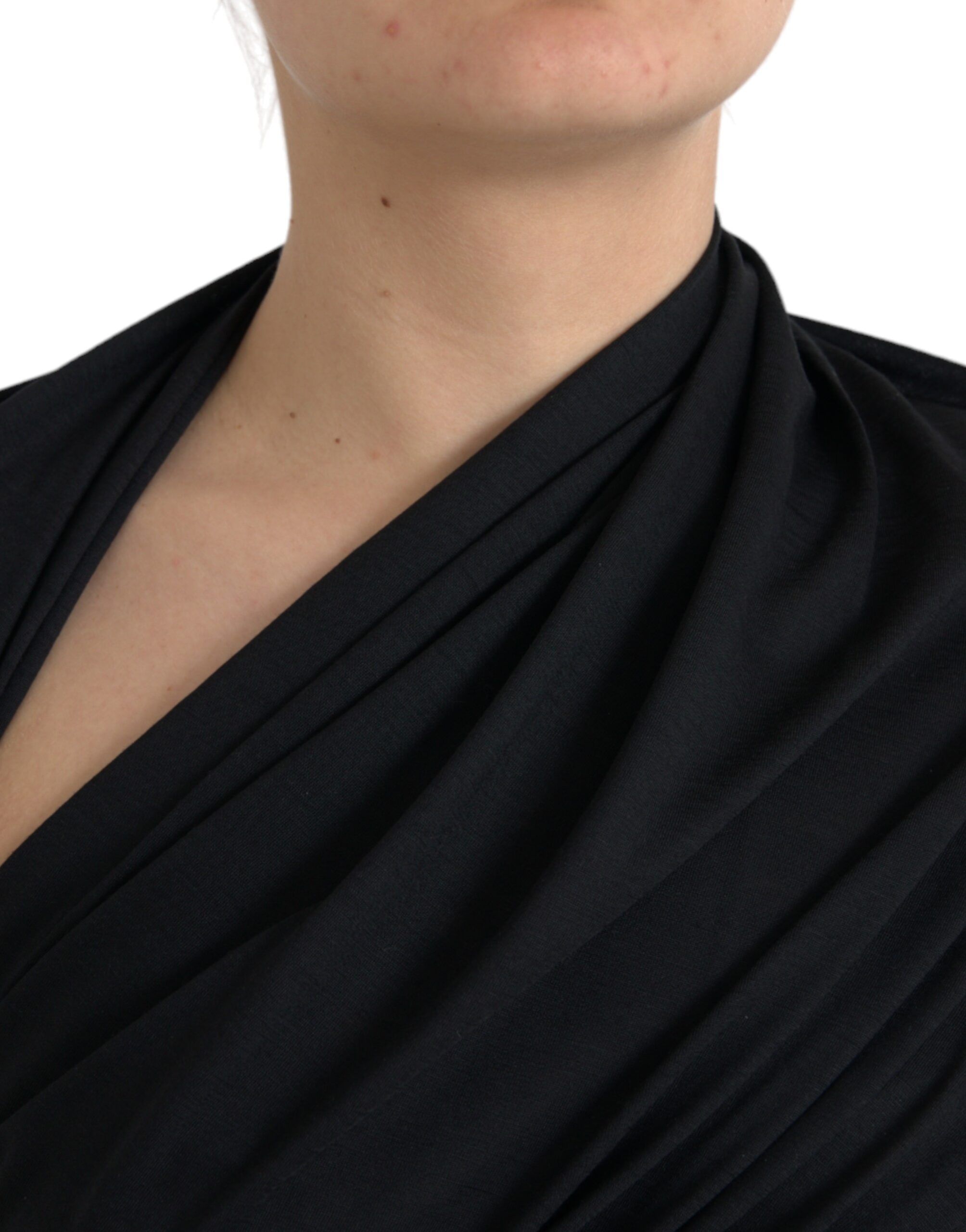 Wool Cutout Asymmetric Long Sleeve Women's Top - Dolce & Gabbana - Modalova