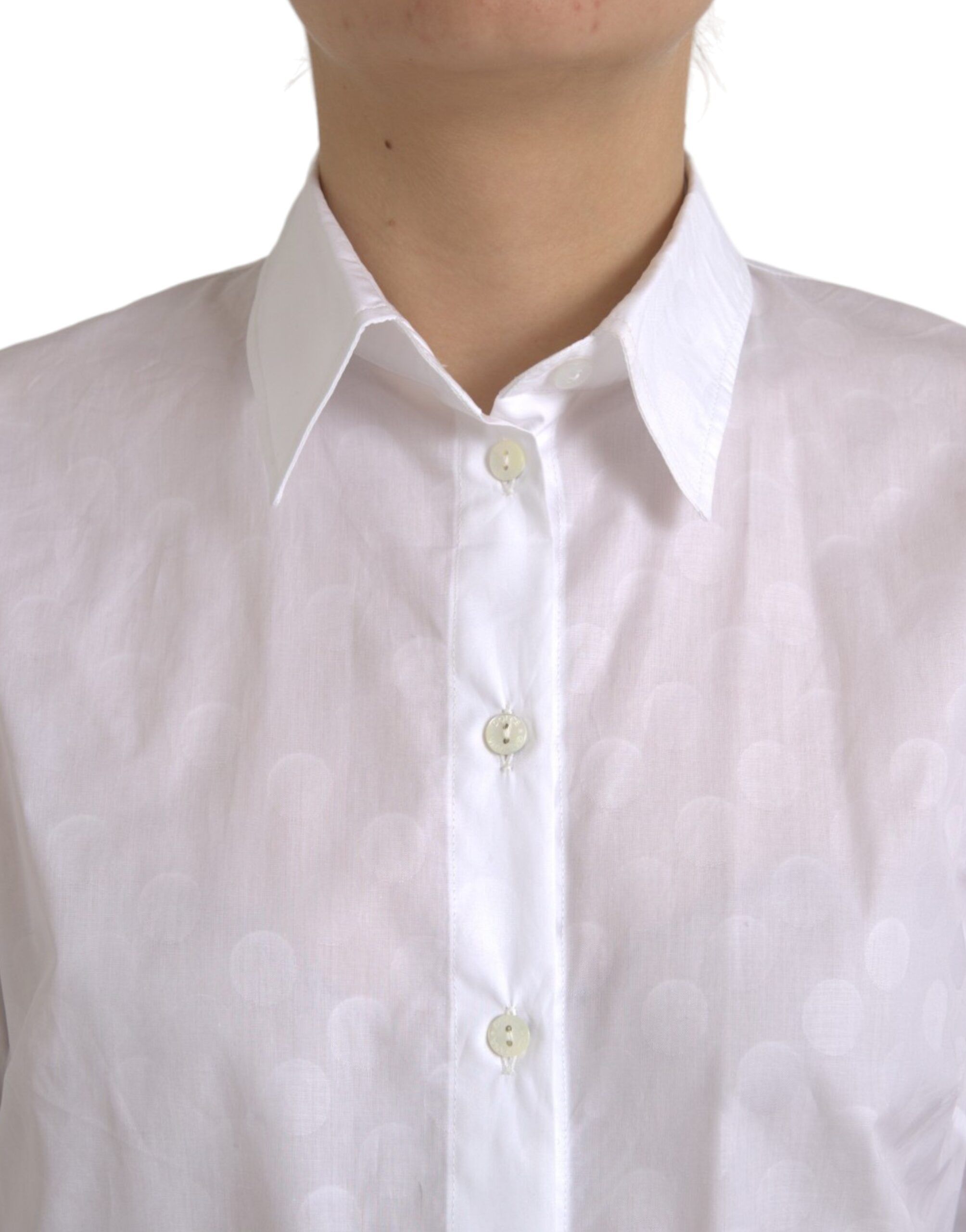 Collared Short Sleeve Polo Shirt Women's Top - Dolce & Gabbana - Modalova