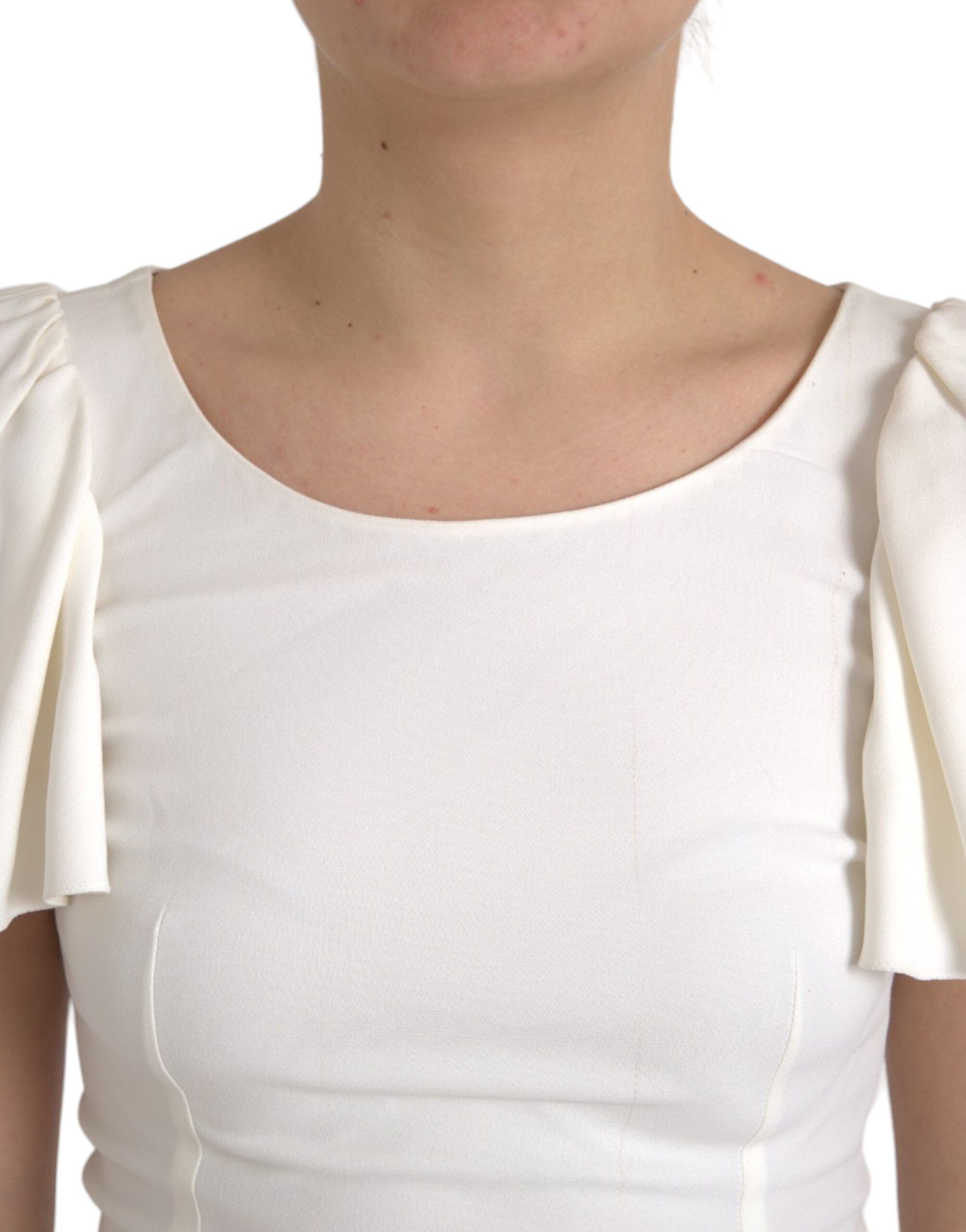 Viscose Round Neck Short Sleeves Women's Top (Pre-Owned) - Dolce & Gabbana - Modalova
