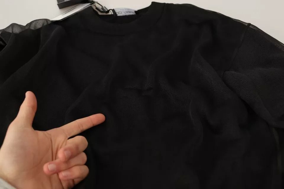 Logo Crewneck Long Sleeve Pullover Men's Sweater (Pre-Owned) - Dolce & Gabbana - Modalova