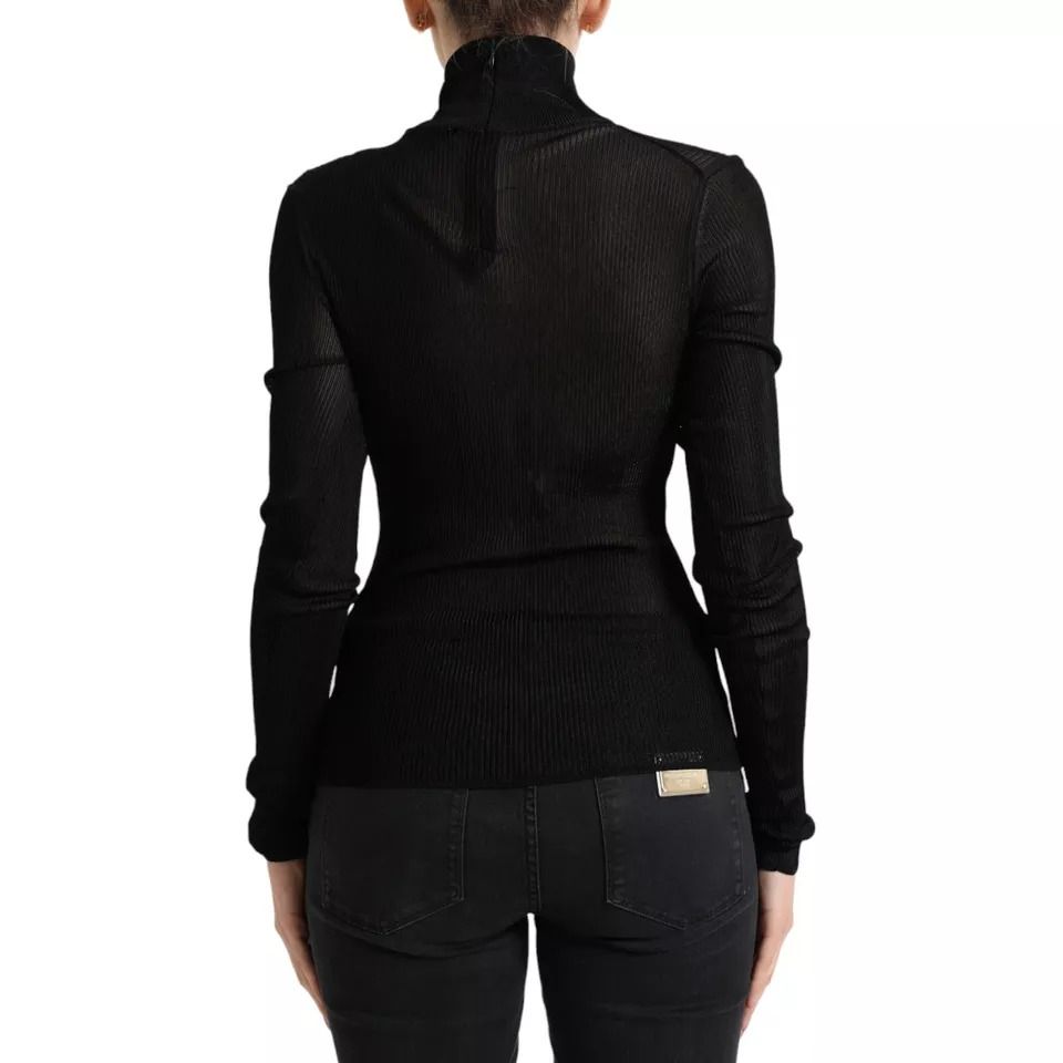 Viscose Turtle Neck Pullover Women's Sweater (Pre-Owned) - Dolce & Gabbana - Modalova