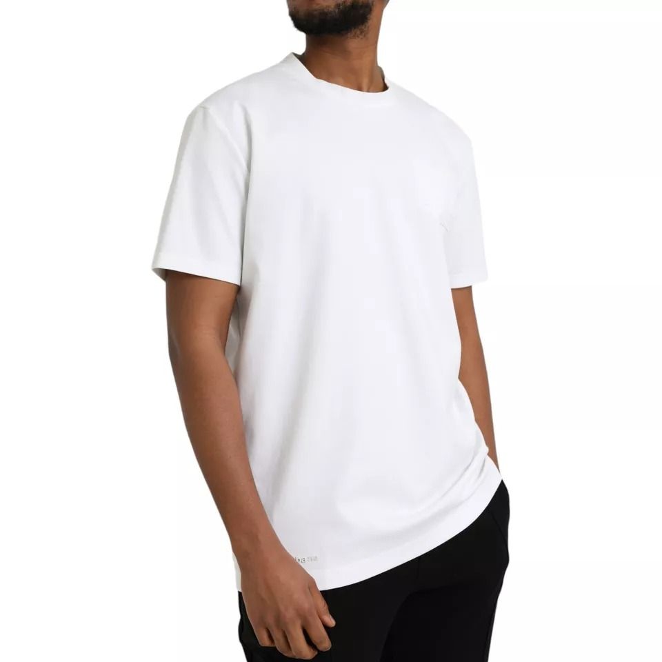 Logo Embossed Cotton Crewneck Men's T-shirt (Pre-Owned) - Dolce & Gabbana - Modalova