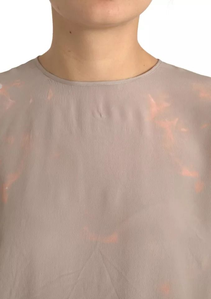 Round Neck Short Sleeve Blouse Women's Top (Pre-Owned) - Dolce & Gabbana - Modalova