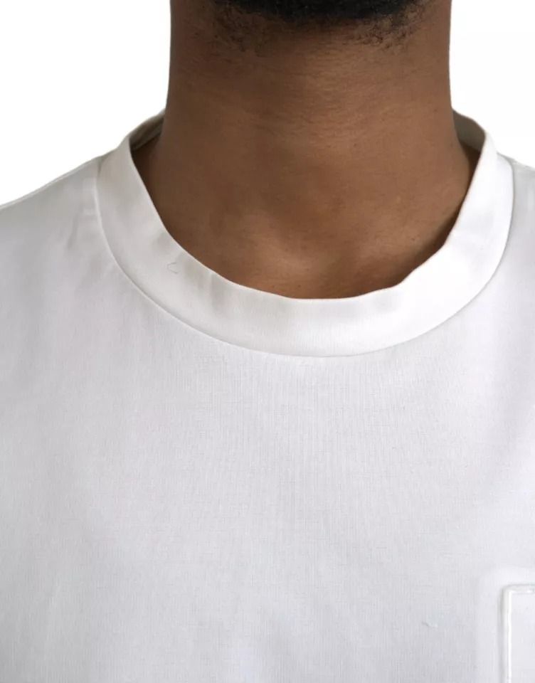 Logo Embossed Cotton Crewneck Men's T-shirt (Pre-Owned) - Dolce & Gabbana - Modalova