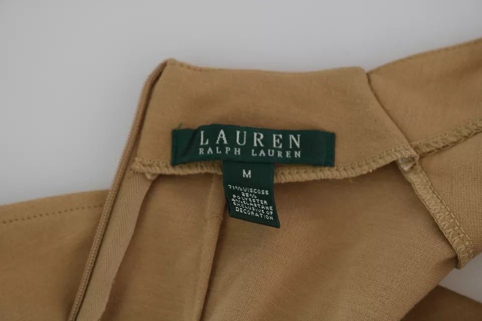V-neck Shift Knee Length Viscose Women's Dress (Pre-Owned) - Ralph Lauren - Modalova