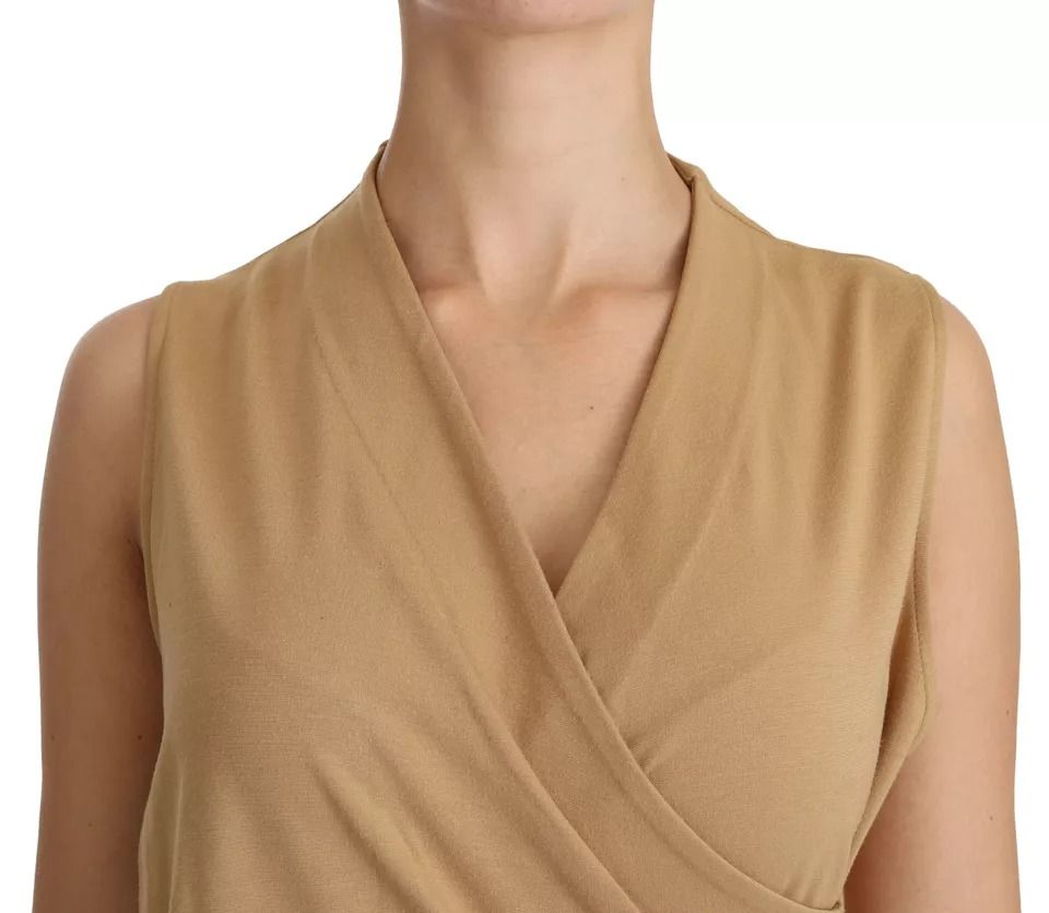 V-neck Shift Knee Length Viscose Women's Dress (Pre-Owned) - Ralph Lauren - Modalova