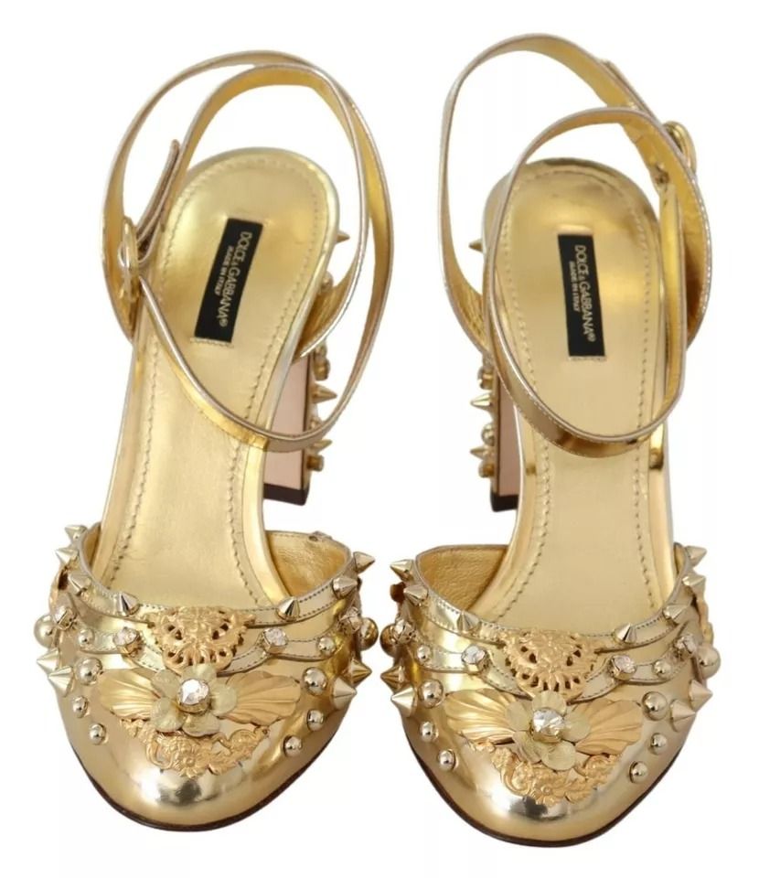 Studs Vally Slingback Sandals Women's Shoes (Pre-Owned) - Dolce & Gabbana - Modalova