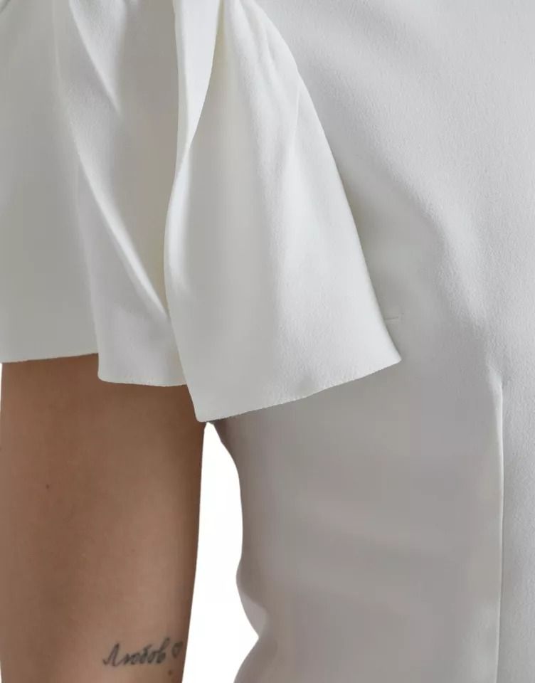 Viscose Round Neck Short Sleeves Women's Top (Pre-Owned) - Dolce & Gabbana - Modalova