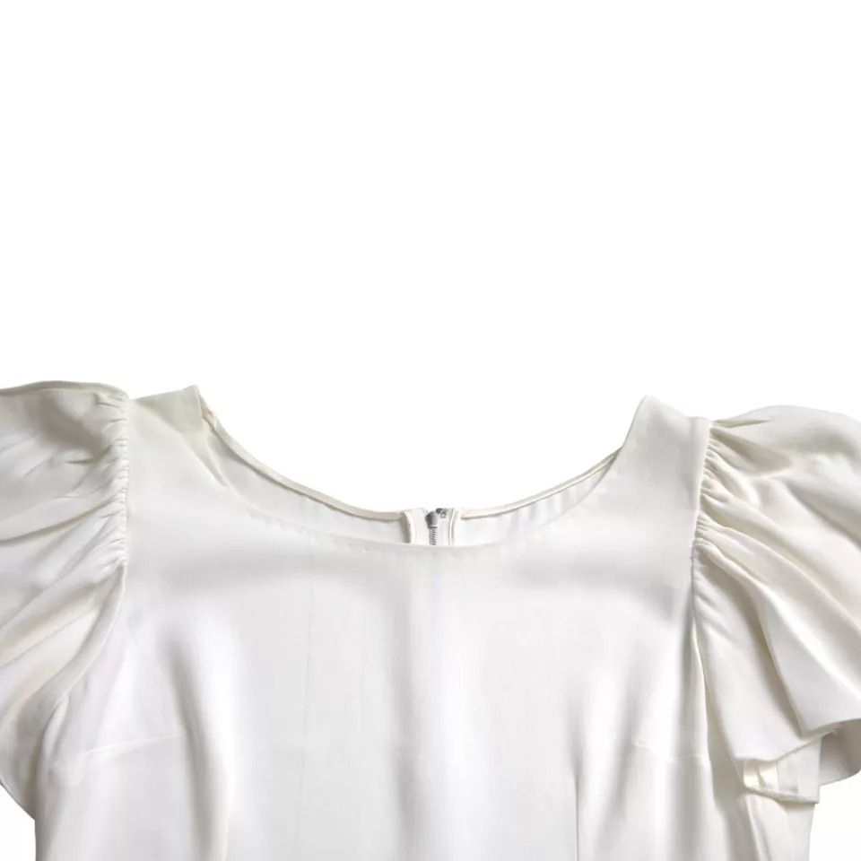 Viscose Round Neck Short Sleeves Women's Top (Pre-Owned) - Dolce & Gabbana - Modalova