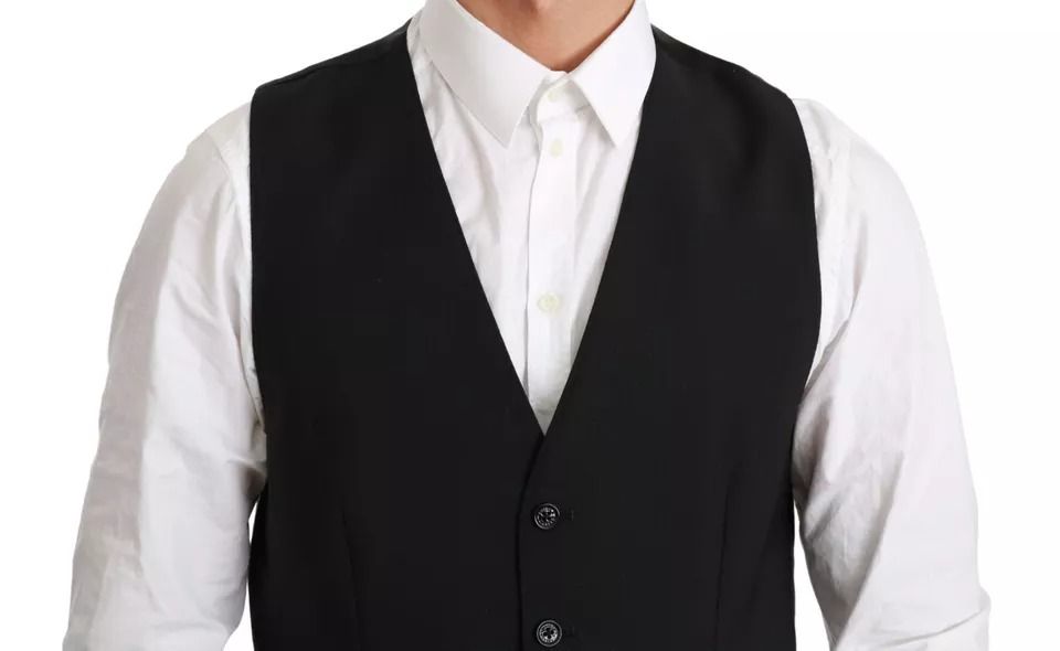 Stretch Waistcoat Formal Dress Wool Men's Vest (Pre-Owned) - Dolce & Gabbana - Modalova