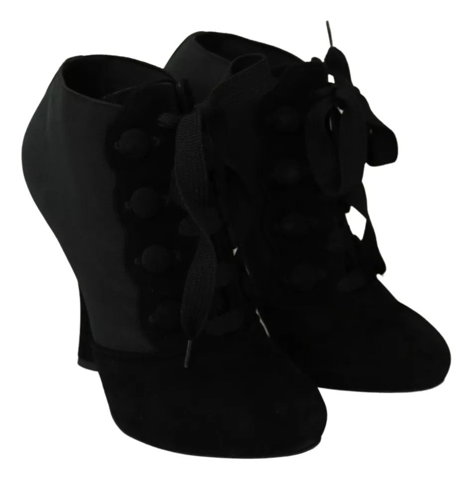 Suede Stretch Ankle Boots Booties Women's Shoes (Pre-Owned) - Dolce & Gabbana - Modalova