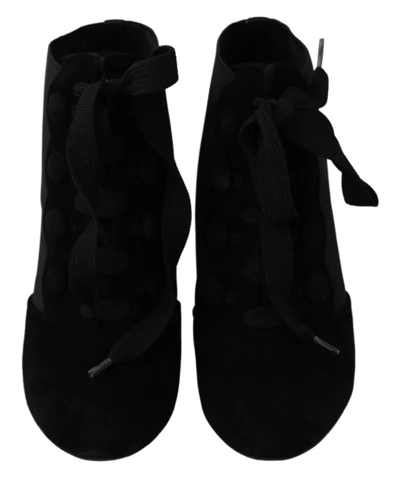 Suede Stretch Ankle Boots Booties Women's Shoes (Pre-Owned) - Dolce & Gabbana - Modalova