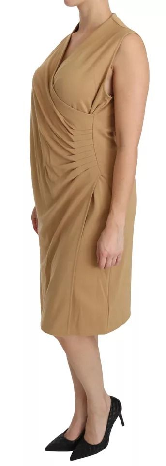 V-neck Shift Knee Length Viscose Women's Dress (Pre-Owned) - Ralph Lauren - Modalova
