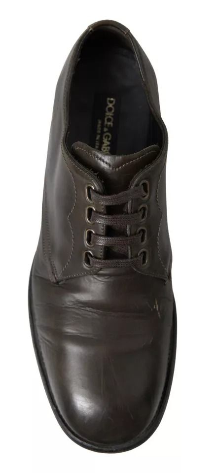 Green Leather Mens Formal Dress Men's Shoes (Pre-Owned) - Dolce & Gabbana - Modalova