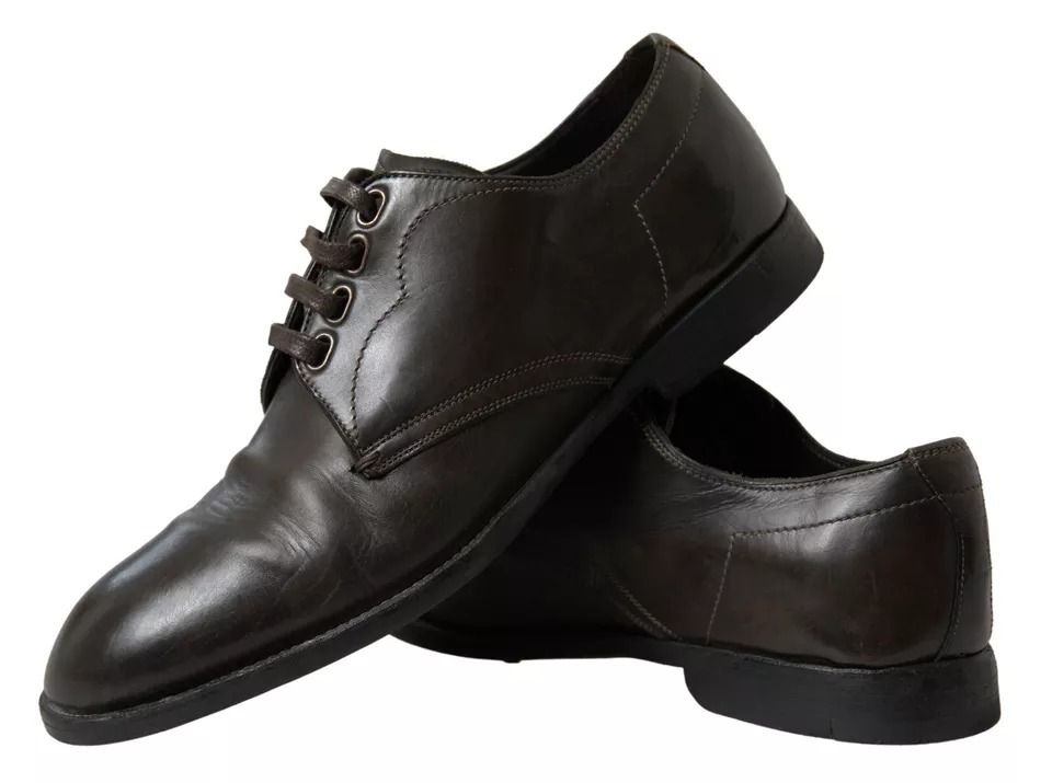 Green Leather Mens Formal Dress Men's Shoes (Pre-Owned) - Dolce & Gabbana - Modalova
