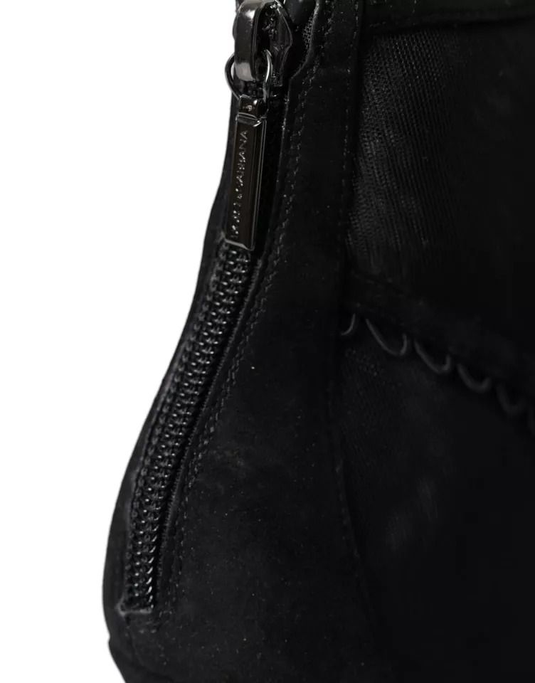 Tulle Stiletto Heels Short Boots Women's Shoes (Pre-Owned) - Dolce & Gabbana - Modalova