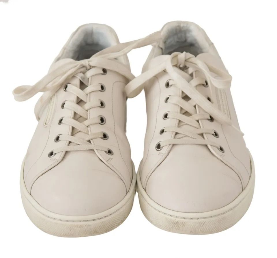 Casual Leather Logo Men Sneakers Men's Shoes (Pre-Owned) - Dolce & Gabbana - Modalova