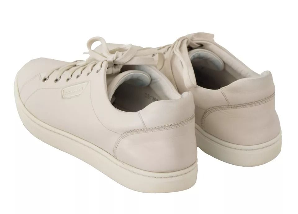 Casual Leather Logo Men Sneakers Men's Shoes (Pre-Owned) - Dolce & Gabbana - Modalova