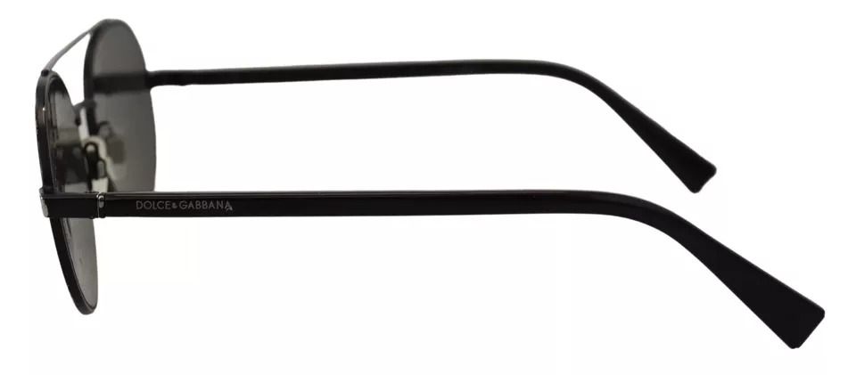 Matte Steel Frame Green Lens DG2245 Women's Sunglasses (Pre-Owned) - Dolce & Gabbana - Modalova