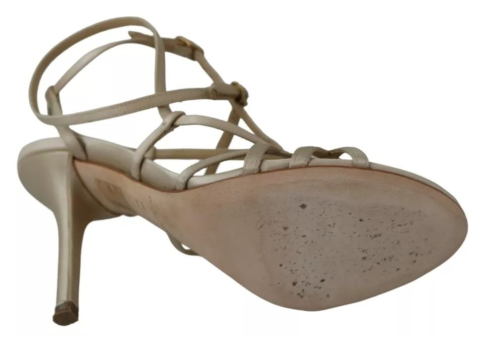 Silk Ankle Strap Heels Sandals Women's Shoes (Pre-Owned) - Dolce & Gabbana - Modalova