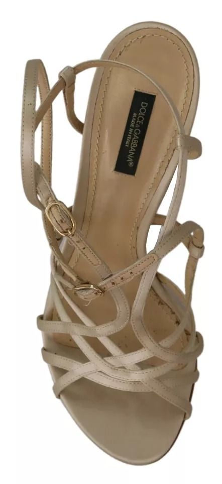 Silk Ankle Strap Heels Sandals Women's Shoes (Pre-Owned) - Dolce & Gabbana - Modalova