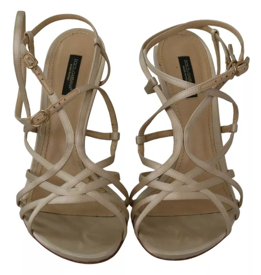 Silk Ankle Strap Heels Sandals Women's Shoes (Pre-Owned) - Dolce & Gabbana - Modalova