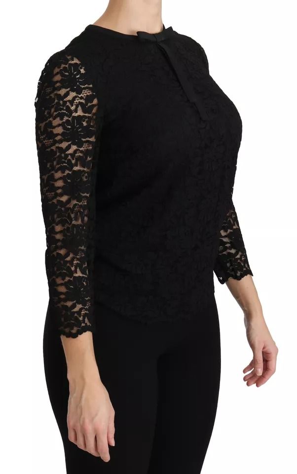 Lace Long Sleeve Blouse Nylon Women's Top (Pre-Owned) - Dolce & Gabbana - Modalova