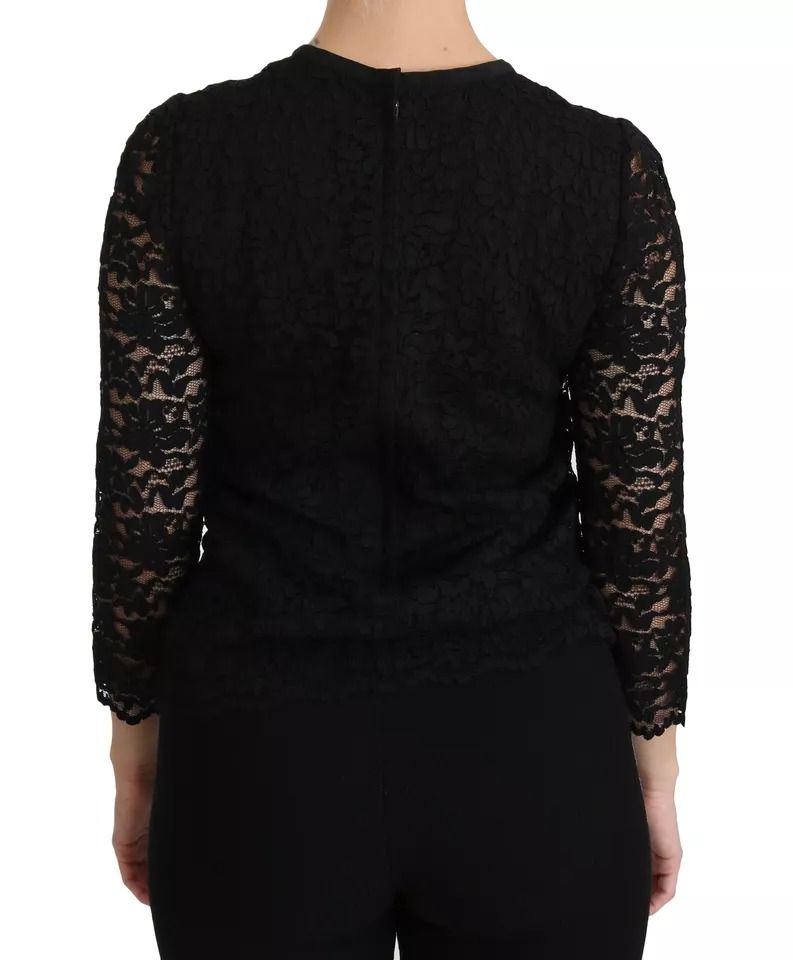 Lace Long Sleeve Blouse Nylon Women's Top (Pre-Owned) - Dolce & Gabbana - Modalova