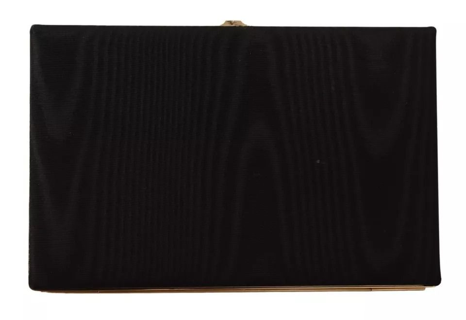 Silk Gold Frame Clutch Evening Party Purse Women's Bag (Pre-Owned) - Dolce & Gabbana - Modalova