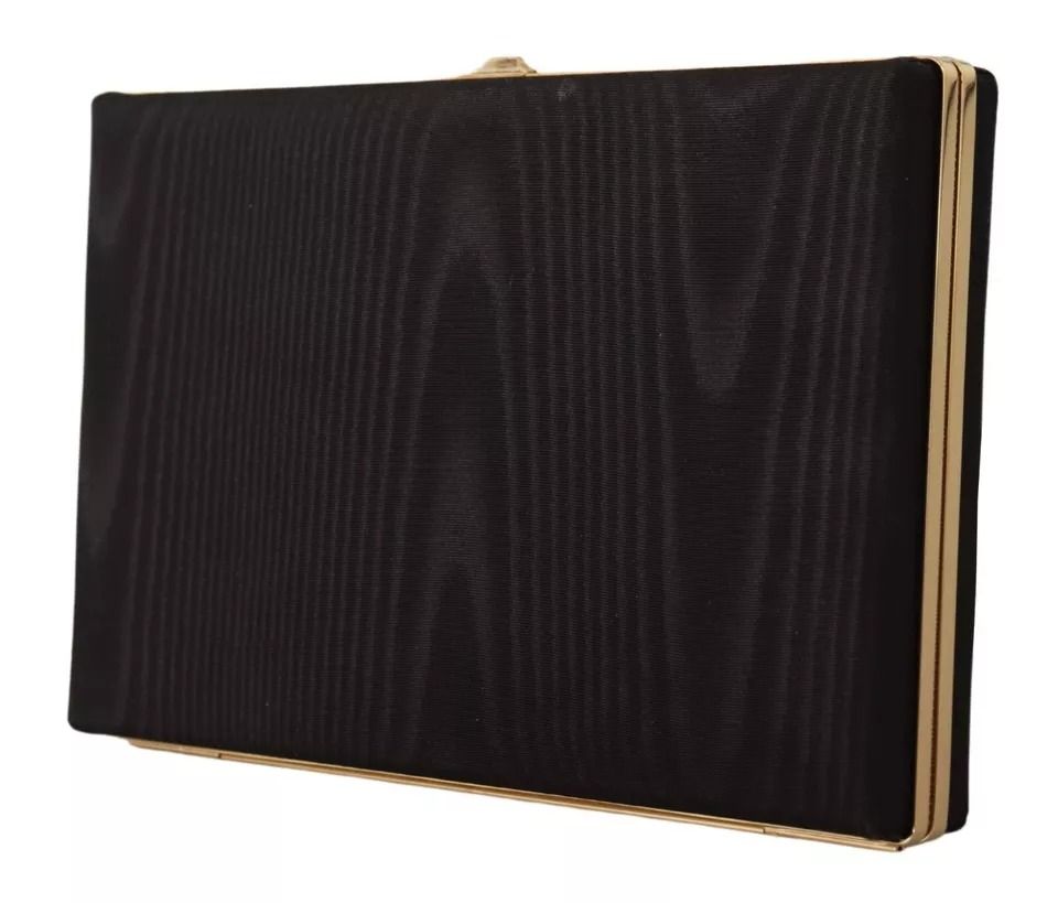 Silk Gold Frame Clutch Evening Party Purse Women's Bag (Pre-Owned) - Dolce & Gabbana - Modalova