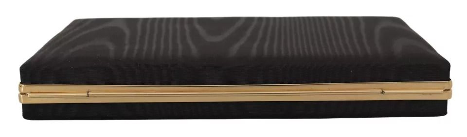 Silk Gold Frame Clutch Evening Party Purse Women's Bag (Pre-Owned) - Dolce & Gabbana - Modalova