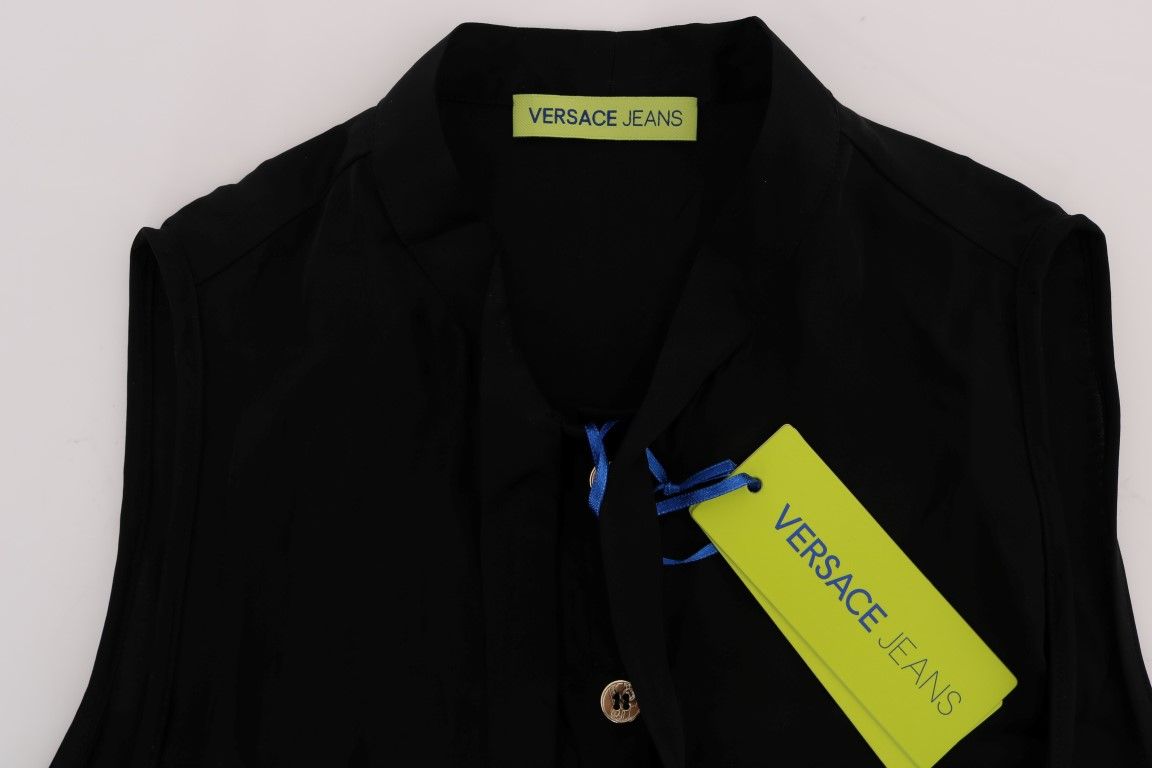 Sleeveless Viscose Blouse Women's Top - Versace Jeans - Modalova