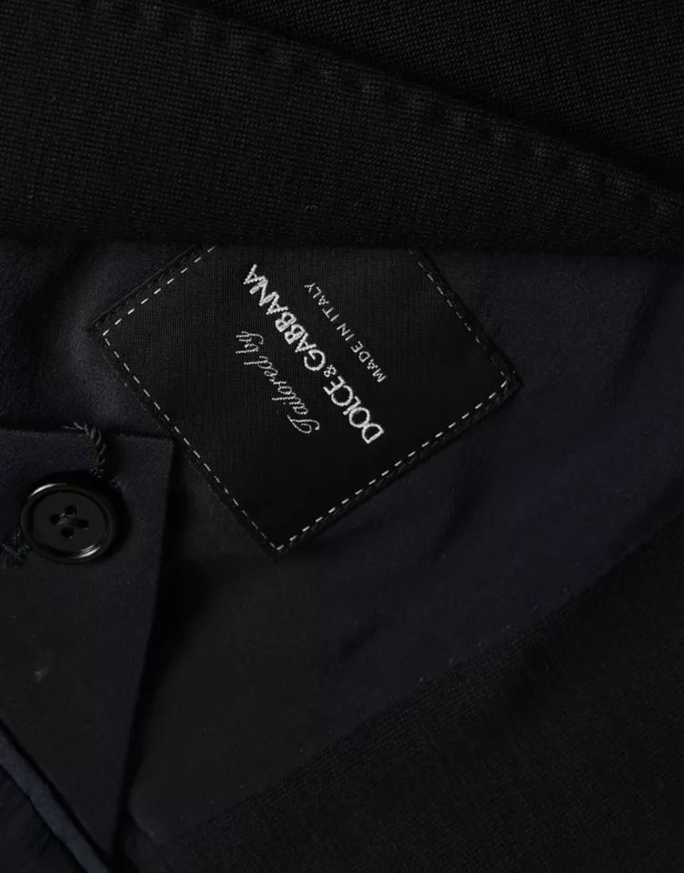 Wool Notch Single Breasted Coat Men's Blazer - Dolce & Gabbana - Modalova