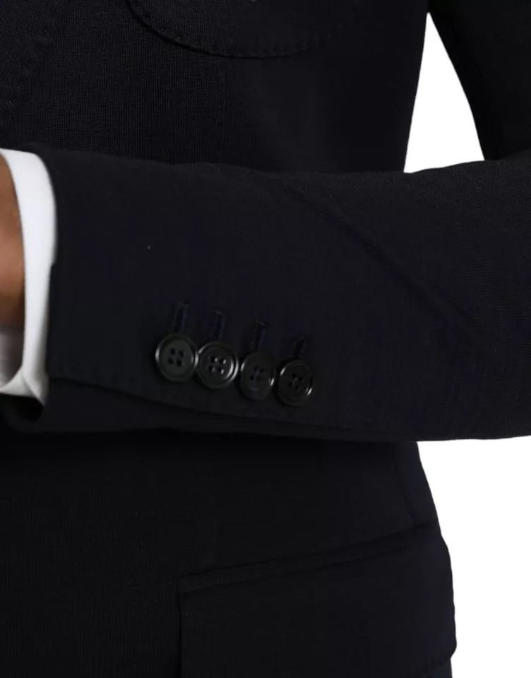 Wool Notch Single Breasted Coat Men's Blazer - Dolce & Gabbana - Modalova