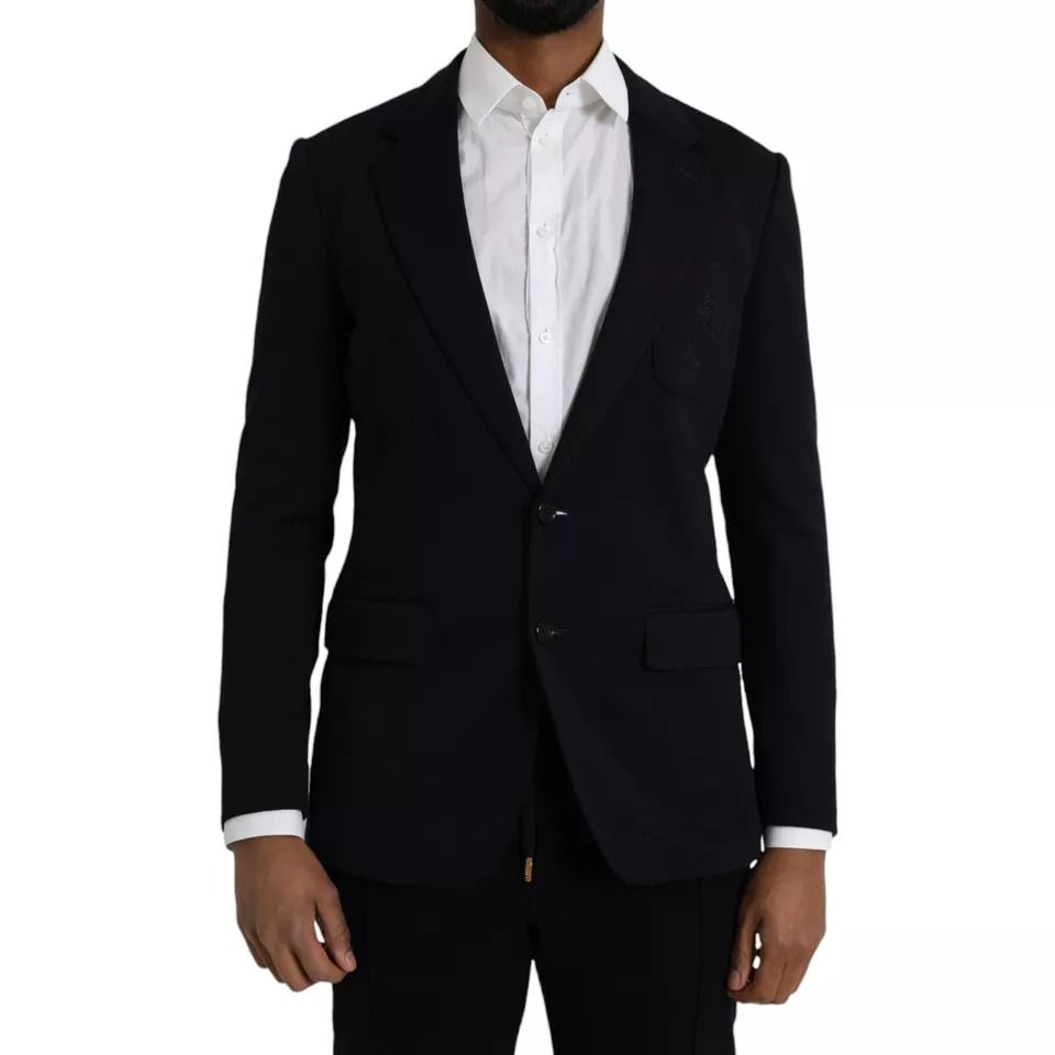 Wool Notch Single Breasted Coat Men's Blazer - Dolce & Gabbana - Modalova