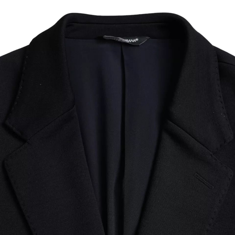 Wool Notch Single Breasted Coat Men's Blazer - Dolce & Gabbana - Modalova